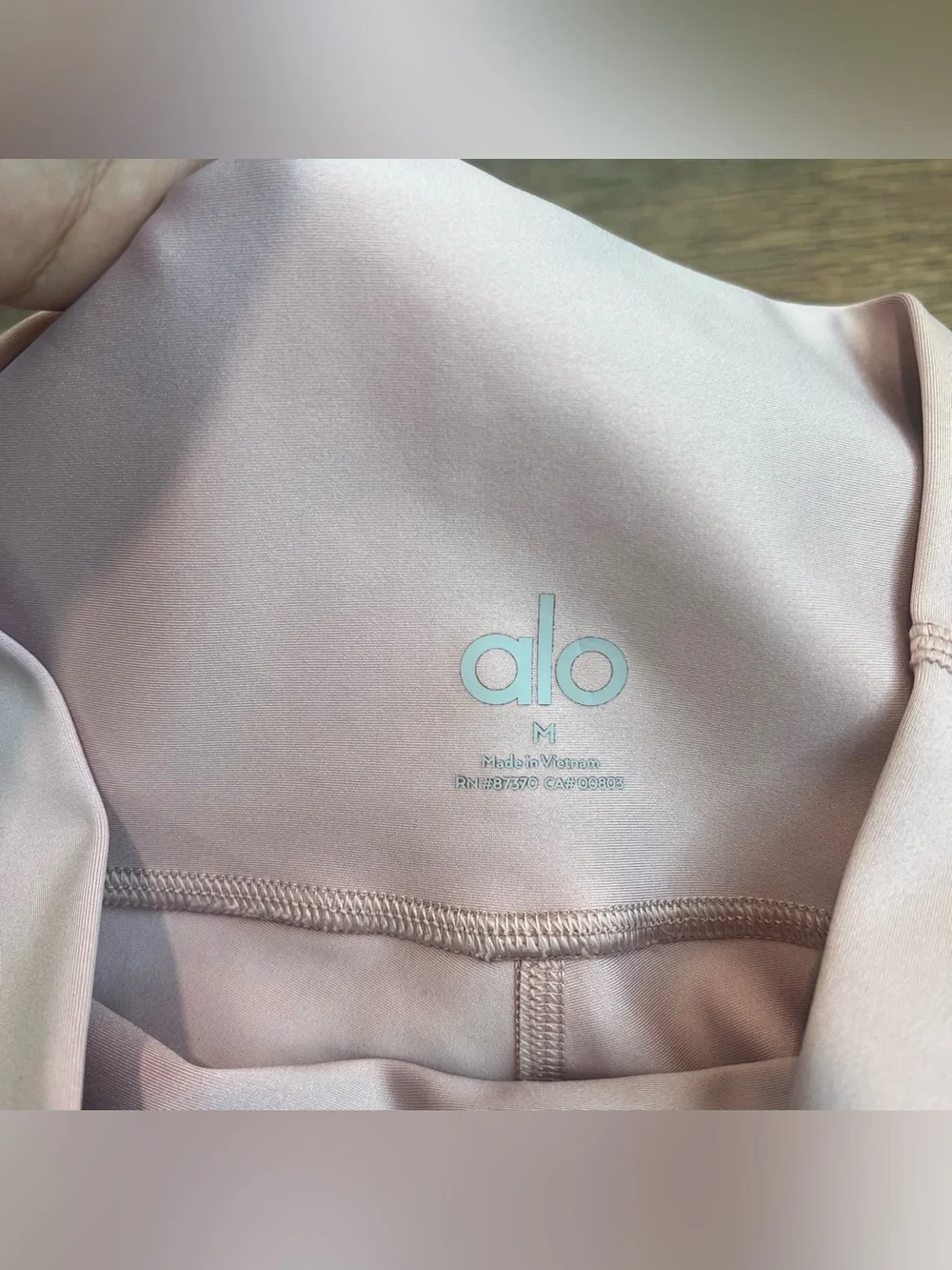 Alo Yoga High-Waist Airlift 7/8 Leggings Medium Ballet Pink Yoga Athletic Pants